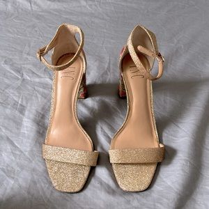 I•N•C Glitter Floral Heels